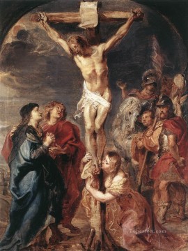 Pedro Pablo Rubens Painting - Cristo en la cruz 1627 Barroco Peter Paul Rubens